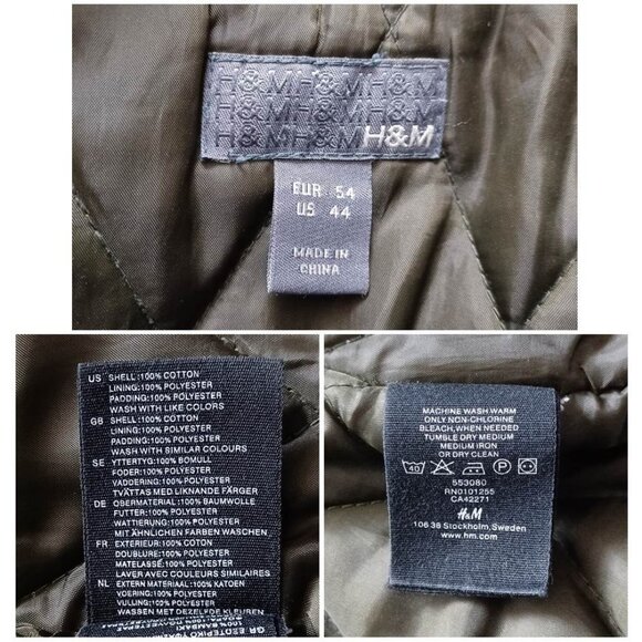 H & M Green Full-zip Field Jacket - Picture 10 of 16